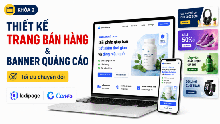 Tối Ưu Chuyển Đổi Cho Landing Pages Bán Hàng Và Banner Quảng Cáo Online