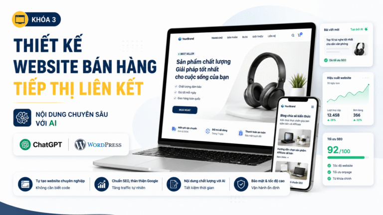Thiết Kế Website Bán Hàng Affiliate Và Kế Hoạch Nội Dung Chuyên Sâu Với ChatGPT