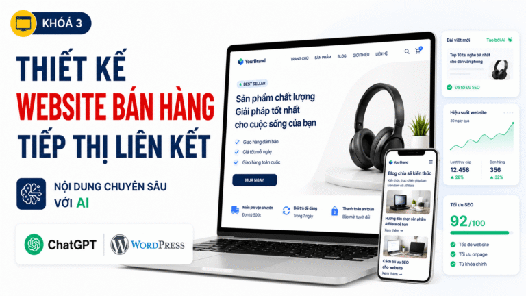 Thiết Kế Website Bán Hàng Affiliate Và Kế Hoạch Nội Dung Chuyên Sâu Với ChatGPT