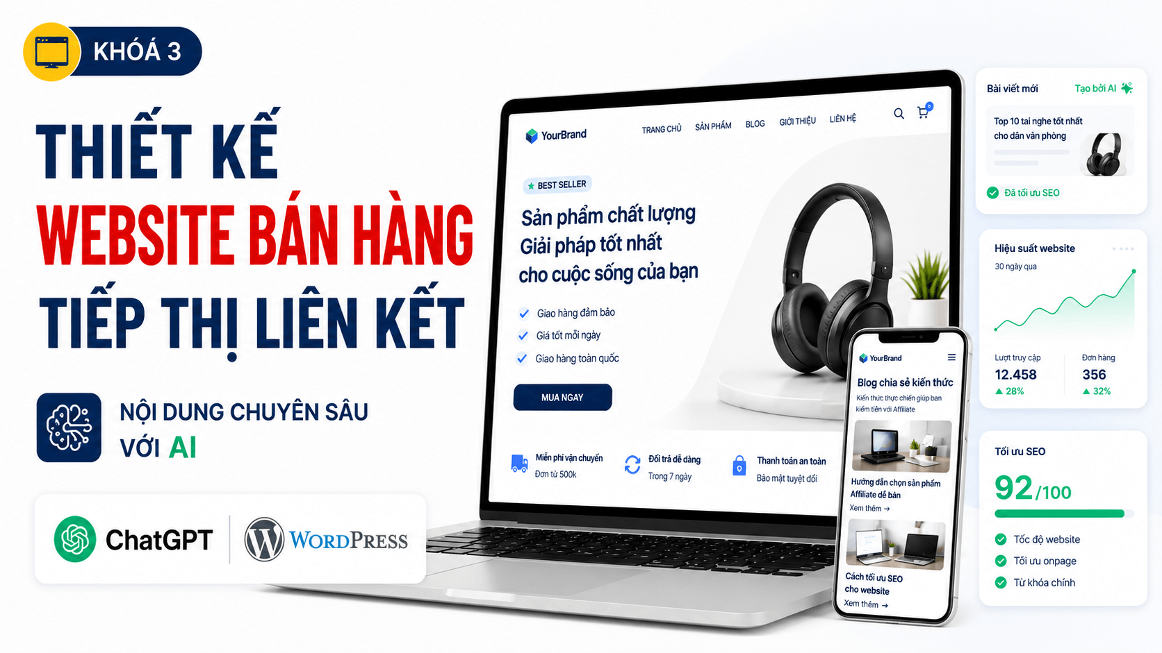 Thiết Kế Website Bán Hàng Affiliate Và Kế Hoạch Nội Dung Chuyên Sâu Với ChatGPT